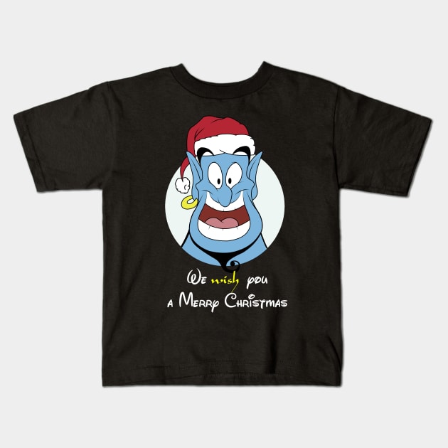Genie Wish Kids T-Shirt by Nykos